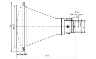300mm f/1.3 Motorized Lenses for LWIR Thermal Imaging